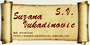 Suzana Vukadinović vizit kartica